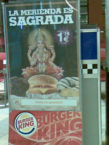 Burger King with Laxmi Mata